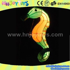 inflatable seahorse light for decoration
