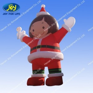 happy christmas inflatable figure