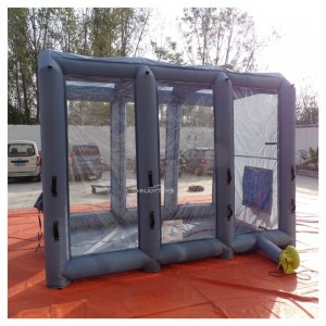 mobile blow up paint booth
