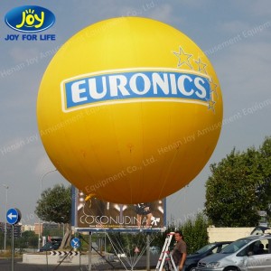 Helium advertising balloons