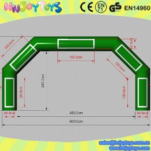 colorful inflatable arch on hot sale
