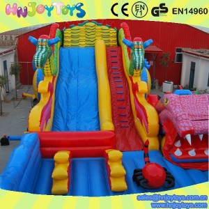 20' Tall Inflatable Double Slide