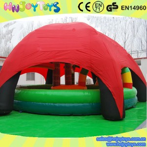 Multifunctional mini size inflatable tent