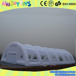 large white tent with top quality