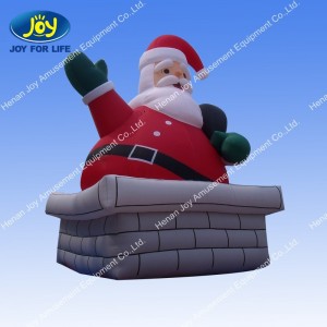 Inflatable Christmas Figurines With Gift