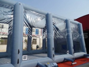Inflatable Gray Spray Booth For Sale