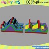 large funny inflatable obstacle course
