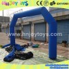 Blue large inflatable arch