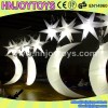 led inflatable crescent and star