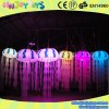 LED colorful inflatable jellyfish for decoration