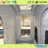 folding paint booth