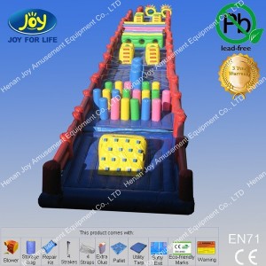 Colorful inflatable Obstacle Course for challenging games