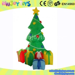 christmas inflatable tree with presents
