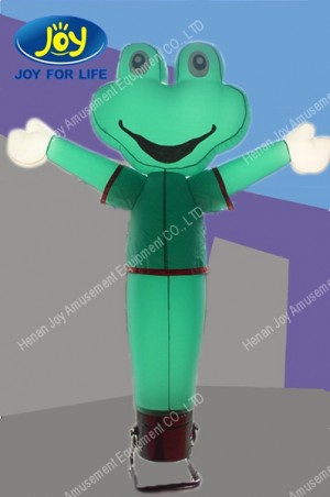 Frog shape inflatable dancers with newest design