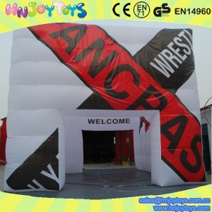 Most welcomed LED inflatable tent on top sale
