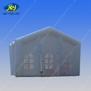 Most cheap white inflatable log cabin house tent