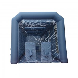 Moveable Outdoor Gray Inflatable Spray Booth